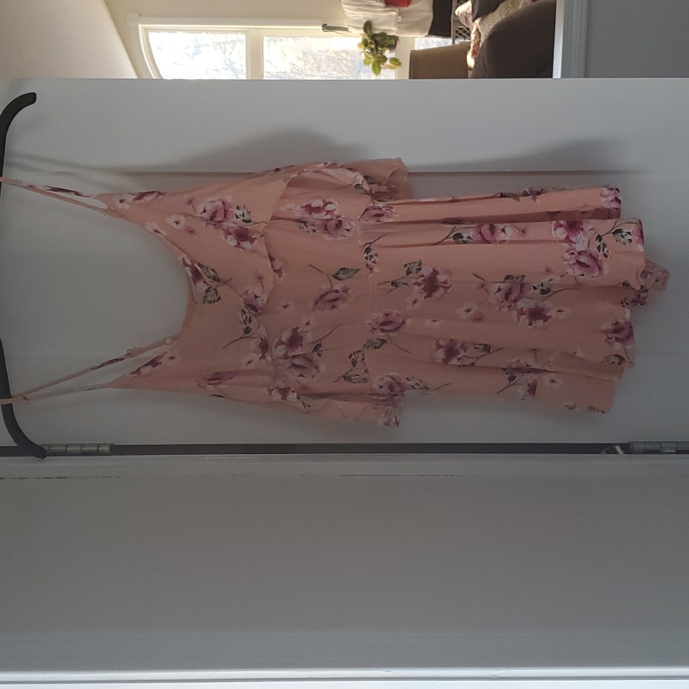 Pink lily romper
